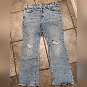 Gap Womens Jeans 90s Loose Flare Mid Rise